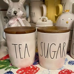 Rae Dunn tea & sugar cellars